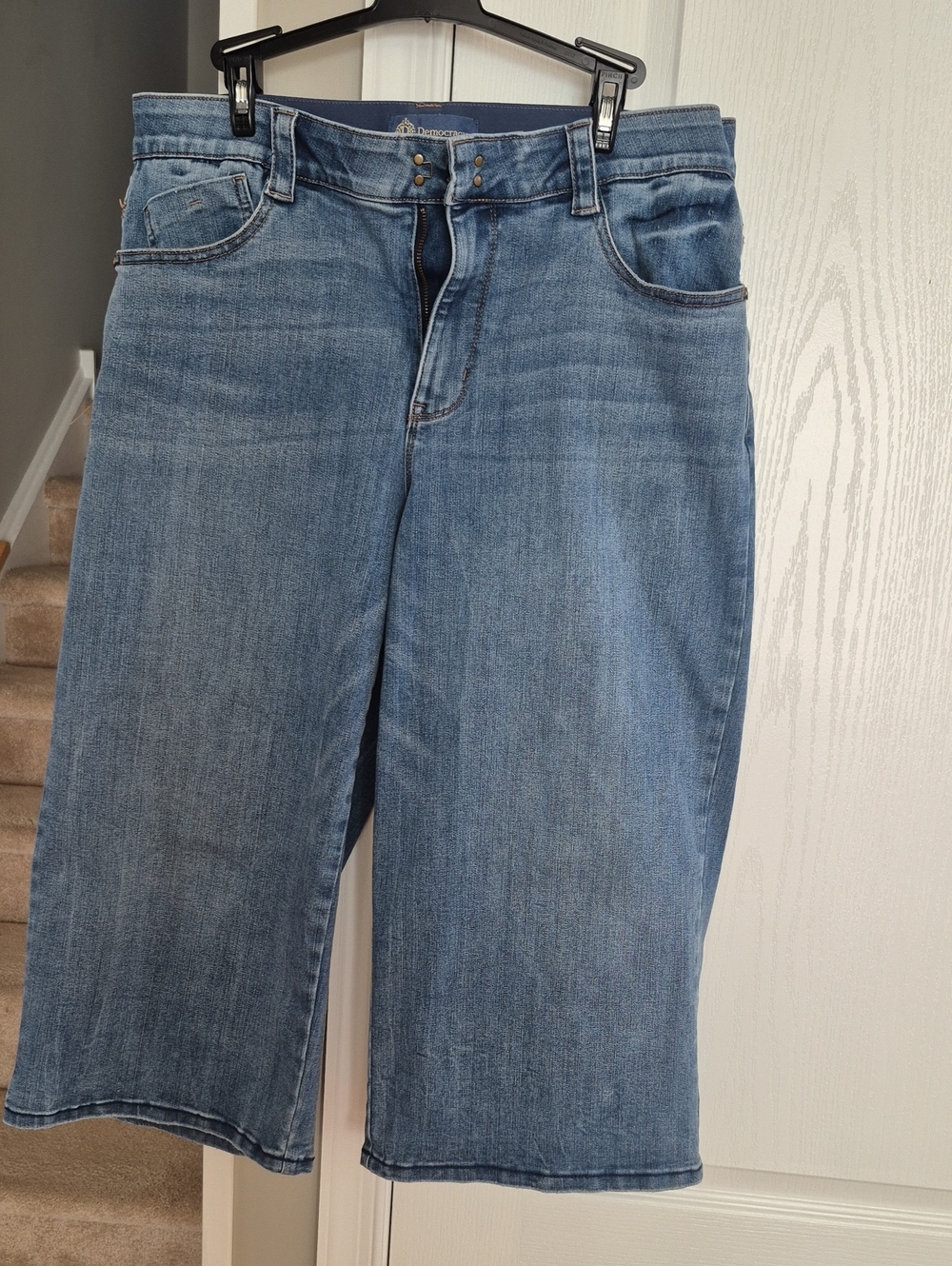 Democracy Light Blue Cropped Women's Jeans